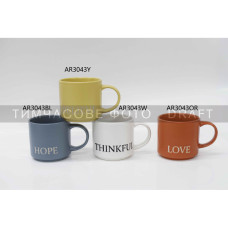 ARDESTO Mug Thinkful, 420ml, ceramic, white (AR3043W)