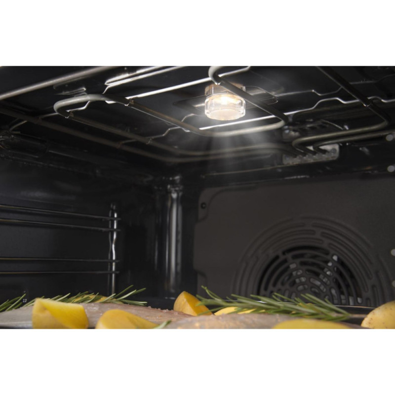 Gorenje Духова шафа електрична, 77л, A+, пара, дисплей, піроліз, чорний (BPS6737E07B)