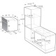 Gorenje Духова шафа електрична, 77л, A+, пара, дисплей, піроліз, чорний (BPS6737E07B)
