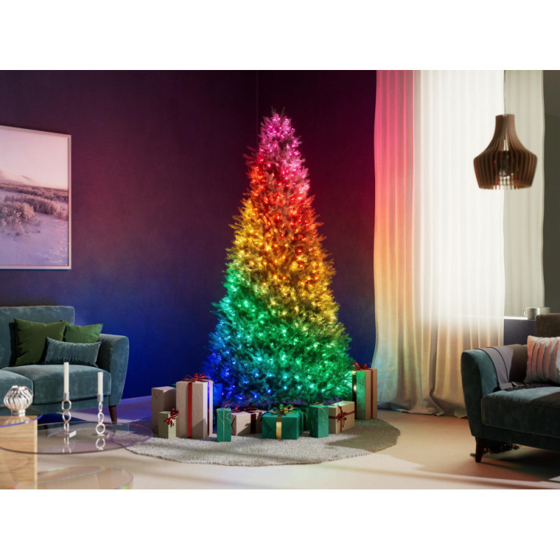 Twinkly Гірлянда Smart LED Twinkly Strings Candle RGB 100 IP20 6м USB-C кабель зелений без БЖ (TWKC100RGB-G)