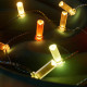 Twinkly Гірлянда Smart LED Twinkly Strings Candle RGB 100 IP20 6м USB-C кабель зелений без БЖ (TWKC100RGB-G)