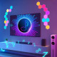 Govee Набор настенных светильников H6061 Glide Hexa Light Panels 10шт RGB Белый (B6061301)