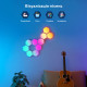 Govee Набор настенных светильников H6061 Glide Hexa Light Panels 10шт RGB Белый (B6061301)