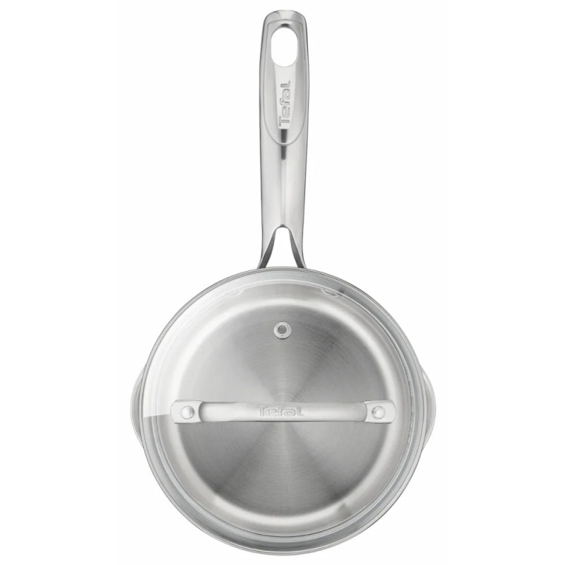 Tefal DUETTO+ Cookware Set, 6 Items, Stainless Steel, Glass (G719S655)