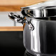 Tefal DUETTO+ Cookware Set, 6 Items, Stainless Steel, Glass (G719S655)
