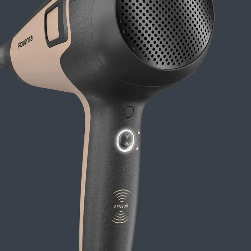 Rowenta Фен Rowenta Renew, 2100Вт, 3 режими, дифузор, іоніз-я, хол. обдув, коричнево-чорний (CV5E30E0)