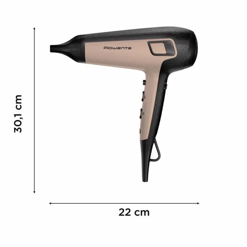 Rowenta Фен Rowenta Renew, 2100Вт, 3 режими, дифузор, іоніз-я, хол. обдув, коричнево-чорний (CV5E30E0)