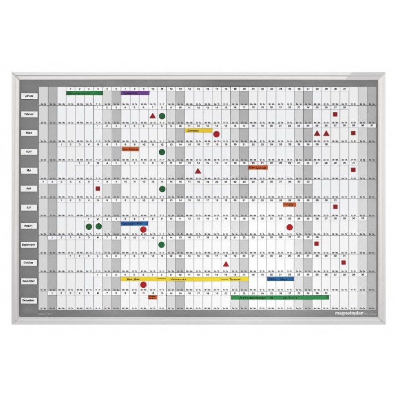 Magnetoplan Планувальник року безперервний 920x625 Year Planner Manager (12365S)