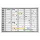 Magnetoplan Планувальник року безперервний 920x625 Year Planner Manager (12365S)