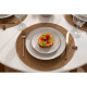 ARDESTO Serving mat, 38cm, polyester, paper twine, round (AR3316)