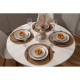 ARDESTO Serving mat, 38cm, polyester, paper twine, round (AR3316)