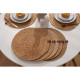 ARDESTO Serving mat, 38cm, polyester, paper twine, round (AR3316)