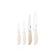 ARDESTO Ceramic Slicing Knife Fresh 24.5 cm, beige, ceramics/plastic