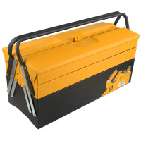 Tolsen Tool box Profi, 2 sliding sections, 3 levels, 49.5x20x29cm, metal, 5.1kg (80212)