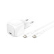 Belkin Wall Charger 30W USB-C PD PPS, 1M PVC C-С, white (WCA008KQ1MWH-B6)