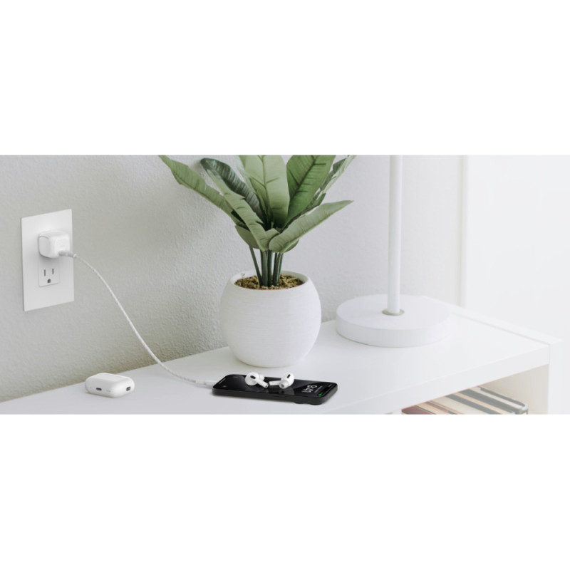 Belkin Wall Charger 30W USB-C PD PPS, 1M PVC C-С, white (WCA008KQ1MWH-B6)