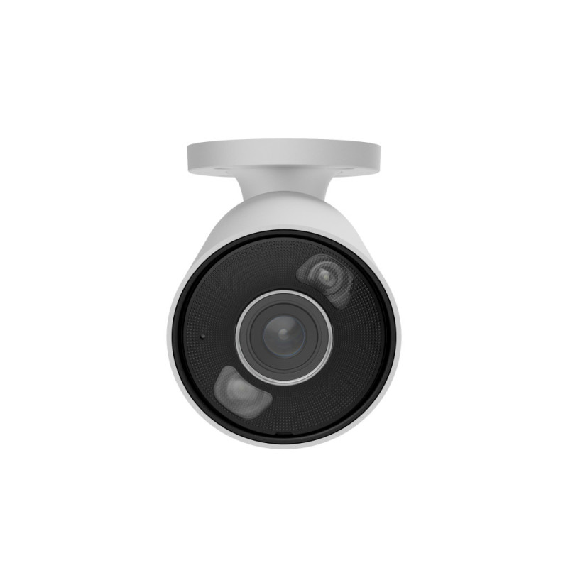 Ajax IP Wired Camera BulletCam HL white, 8MP, 4mm, hybrid illumination IR 35m, white LED 50m, PoE, True WDR, IP65, audio, viewing angle 75°–85°, outdoor, white (000059512)