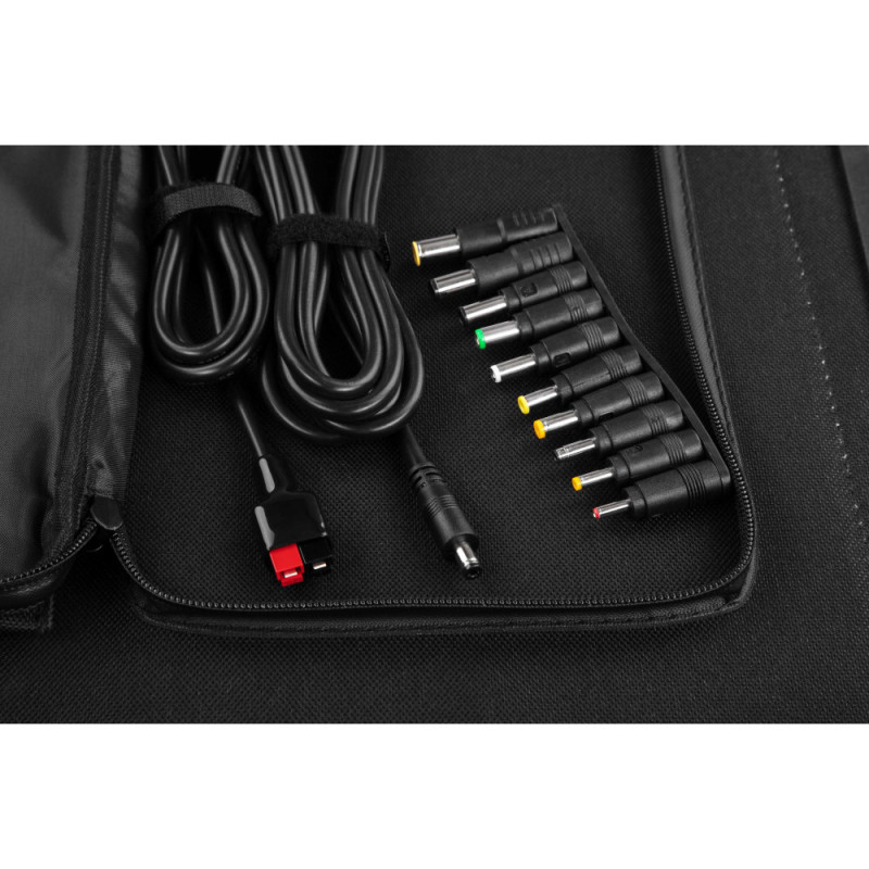 Segway Комплект Портативна електростанція CUBE 1000, 2584 Вт заг (R-Drive 4400 Вт), 1024 Вт/год, IPX3, BT, розширення ємності, швидка зарядка + портативна сонячна панель 2x100 Вт (AA.13.04.02.0004-ST2X100)