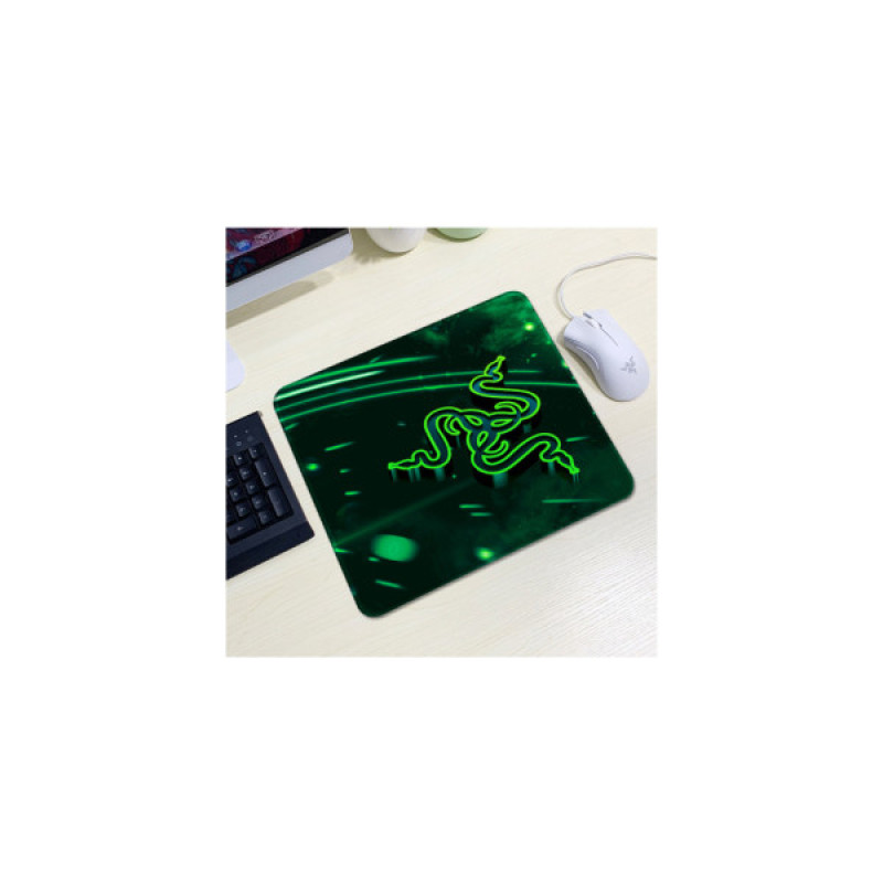 Коврик для мышки Voltronic Razer 8 Black/Green (YT-RZ8)