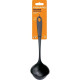 Fiskars Soup ladle, Essential, 28cm, plastic, black (1065594)