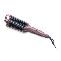 Beurer Плойка для волн, 120Вт 160–210 °C, керамика, Soft Touch, розовый (HT_65)