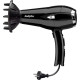 BaByliss Hair dryer, 2000W, 3 modes, ionization, cold blowing, black (D374DE)