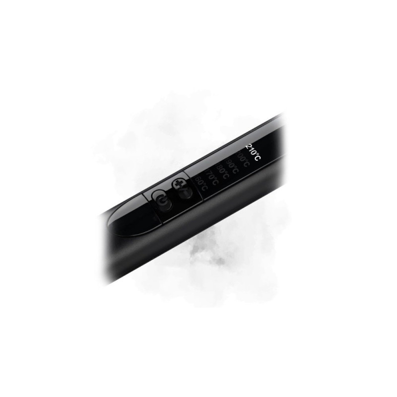 BaByliss Плойка, 48Вт, темп.режимов-6, D -10mm, 160-210С, керамика, черно-розовый (C449E)