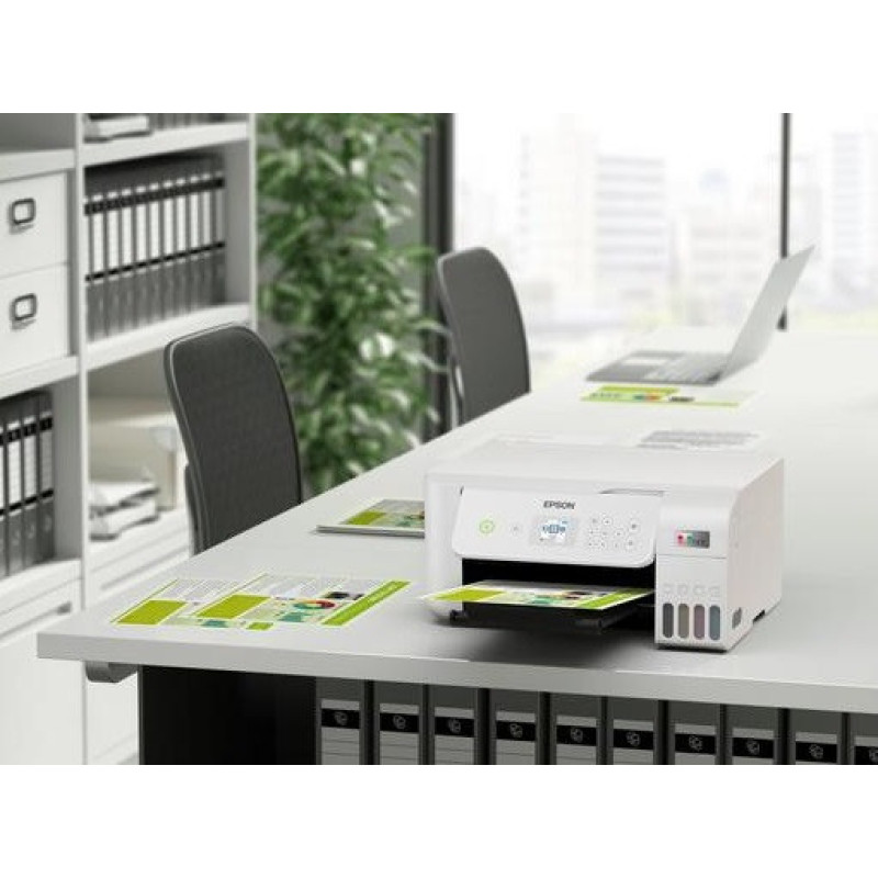 Epson БФП ink color A4 EcoTank L3266 33_15 ppm USB Wi-Fi 4 inks (C11CJ66411)