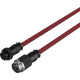 HyperX coiled cable USB-A - USB-C, 1.37m Red/Black (6J677AA)