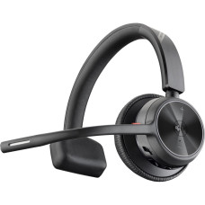 Poly Voyager 4310-M mono On-ear computer headset with BT700 adapter, USB-A, Bluetooth, omnidirectional, Acoustic fence, Microsoft Teams certificate, black (77Y91AA)