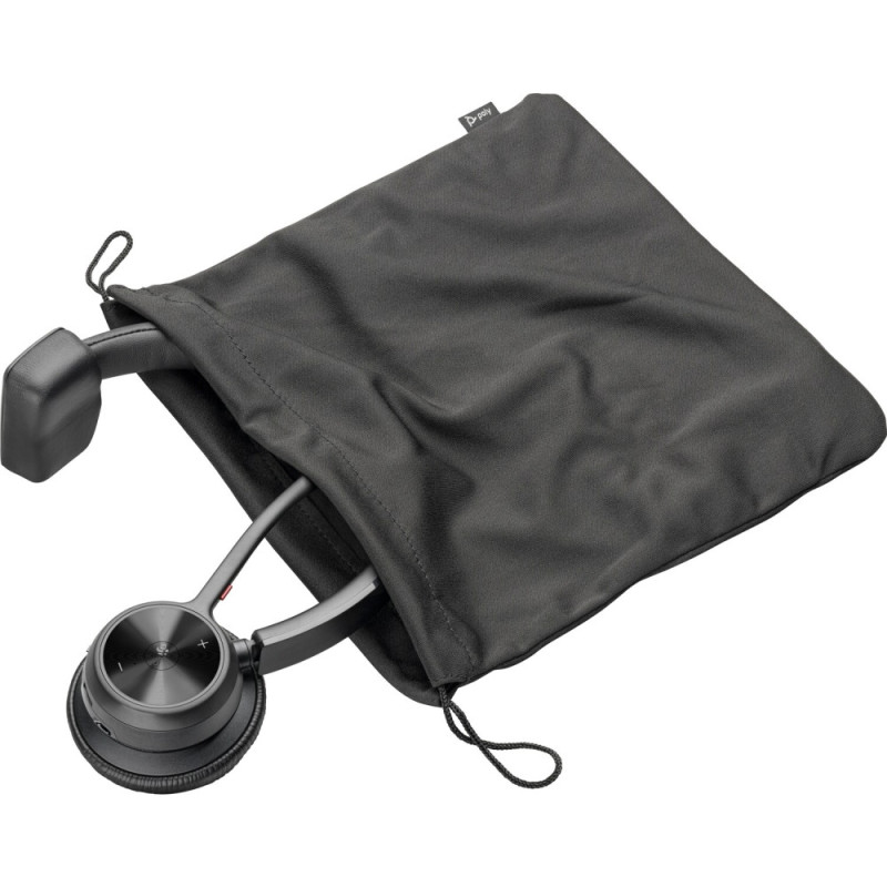 Poly Voyager 4310-M mono On-ear computer headset with BT700 adapter, USB-A, Bluetooth, omnidirectional, Acoustic fence, Microsoft Teams certificate, black (77Y91AA)