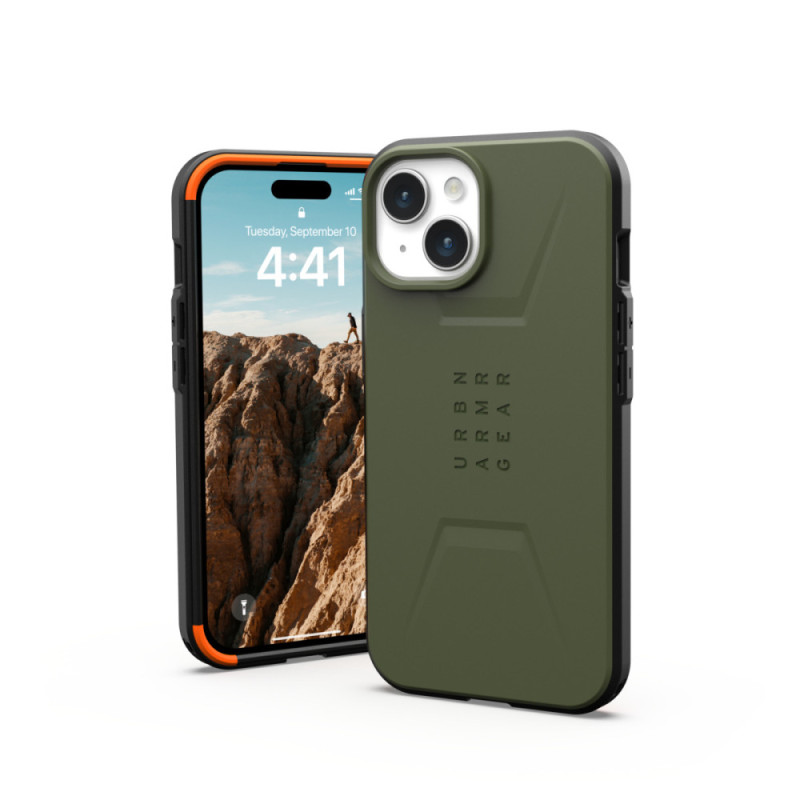 UAG Apple iPhone 15 Civilian Magsafe, Olive Drab