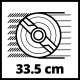 Einhell Газонокосарка акумуляторна GE-CM 36/34-1 Li-Solo PXC 18В 33.5см 30л 11.9кг (без АКБ та ЗП) (3413226)