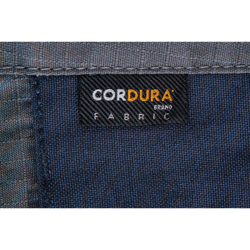 Neo Tools Штани робочі Premium, 100% бавовна, тканина Ripstop, посилення тканиною Cordura, M(50), сіро-синій (81-227-M)