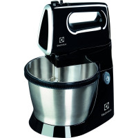 Electrolux Миксер стационарный 450Вт, насадки-4, чаша-металл, 3.5л, черный