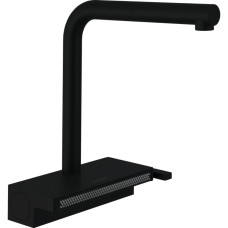 Hansgrohe sink tap Aquno Select M81, spout lenght - 210mm, swivel, pull-out, 1-handle, matt black (73836670)