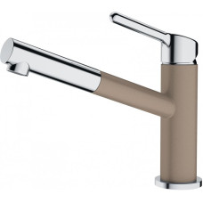 Franke Sink tap Orbit Pull Out, spout lenght - 225mm, pull-out, 1-handle, chrome-almond (115.0623.147)