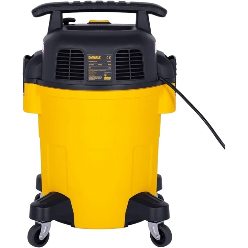 DeWALT Пилосос професійний 750Вт 18кПа контейнер 23л 8.3кг (DXV23PLPTA-QT)