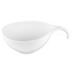 ARDESTO Salad bowl with handle, 360ml, porcelain, white (AR3745)