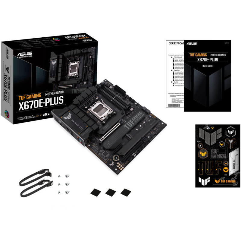 ASUS TUF GAMING X670E-PLUS sAM5 X670 4xDDR5 M.2 HDMI DP ATX