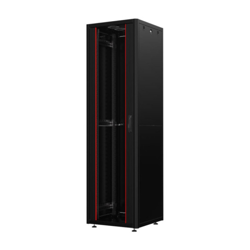Шкаф напольный Mirsan 22U GTN SERVER 19" 600x600, glass door (MR.GTN22U66DE.01)