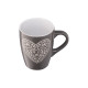 ARDESTO Mug Heart, 330 ml, dark grey, ceramics (AR3467DGR)