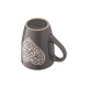 ARDESTO Mug Heart, 330 ml, dark grey, ceramics (AR3467DGR)