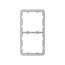 Ajax Frame 2 seats for LightSwitch Vertical 2-section switch frame (000037733)
