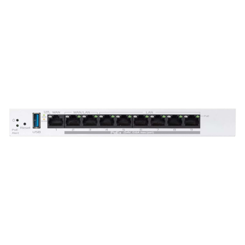 ASUS Маршрутизатор ExpertWiFi EBG19P 8xGE LAN (8xPoE), 1xGE WAN, 1xUSB 3.2, 123W, BT (90IG08C0-MO3B00)