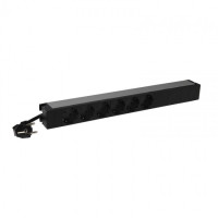 Legrand PDU 6 розеток 2К+3 немецкий стандарт- шнур питания 3м, 19'', 16А (646806)