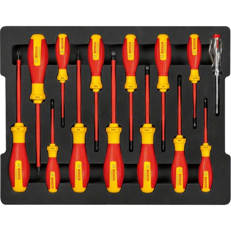 Bosch Викрутка Professional, (змішаний), VDE, набір 14 шт (1.600.A02.NF9)