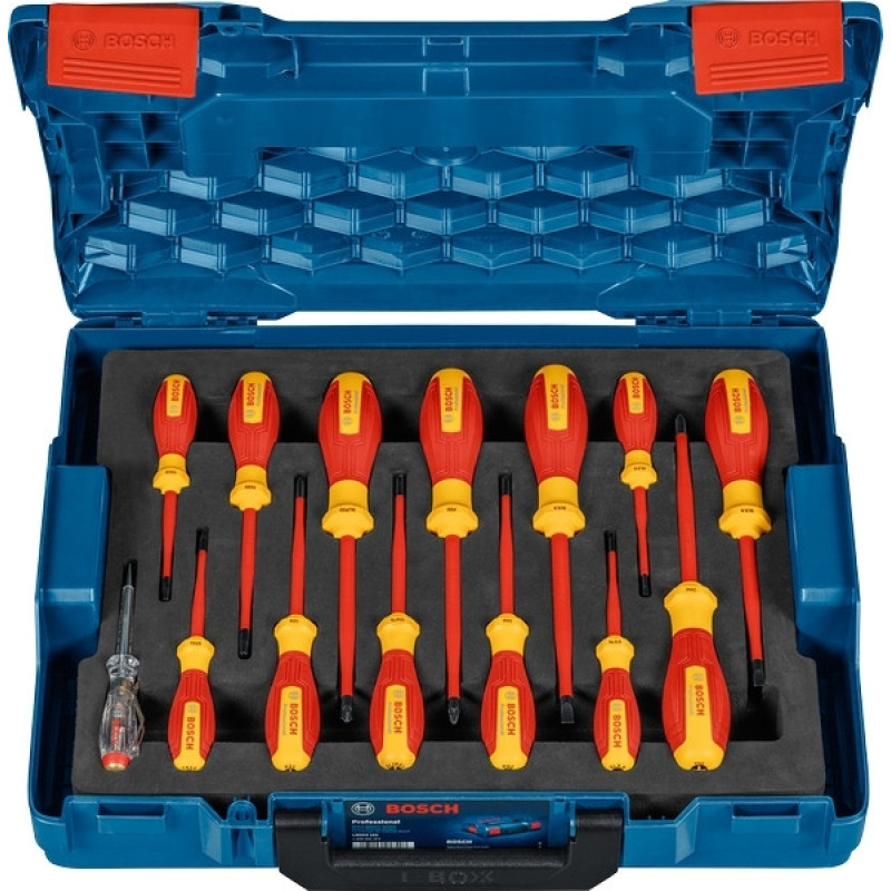 Bosch Викрутка Professional, (змішаний), VDE, набір 14 шт (1.600.A02.NF9)