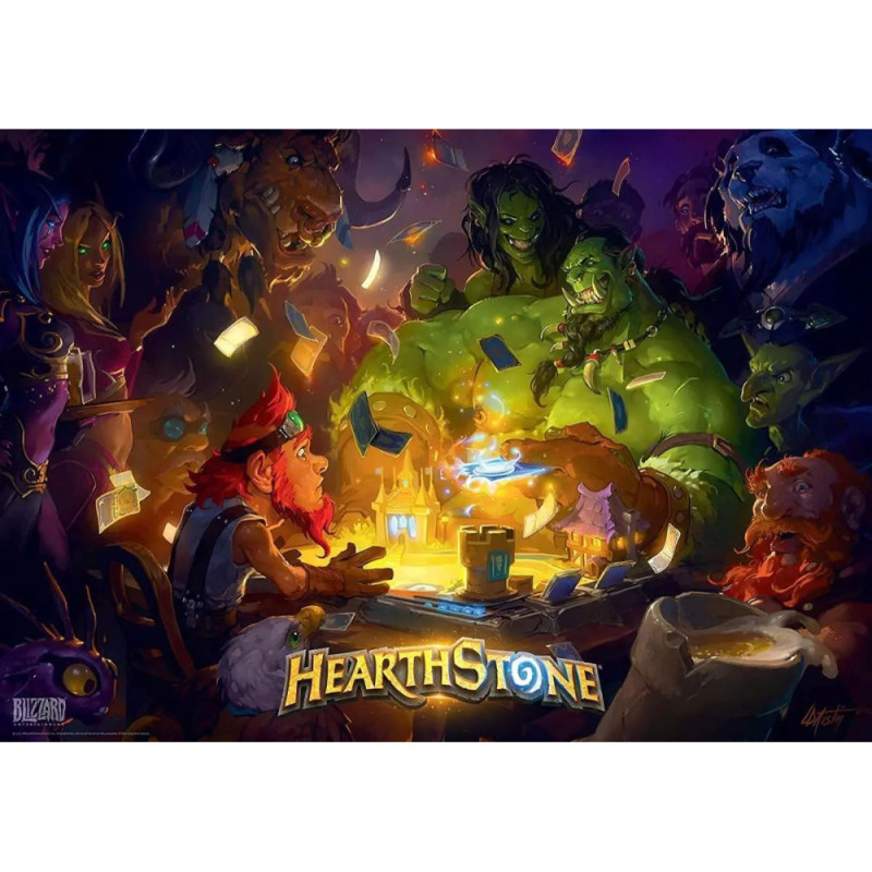 GoodLoot HEARTHSTONE HEROES OF WARCRAFT PUZZLES 1000 (5908305235309)