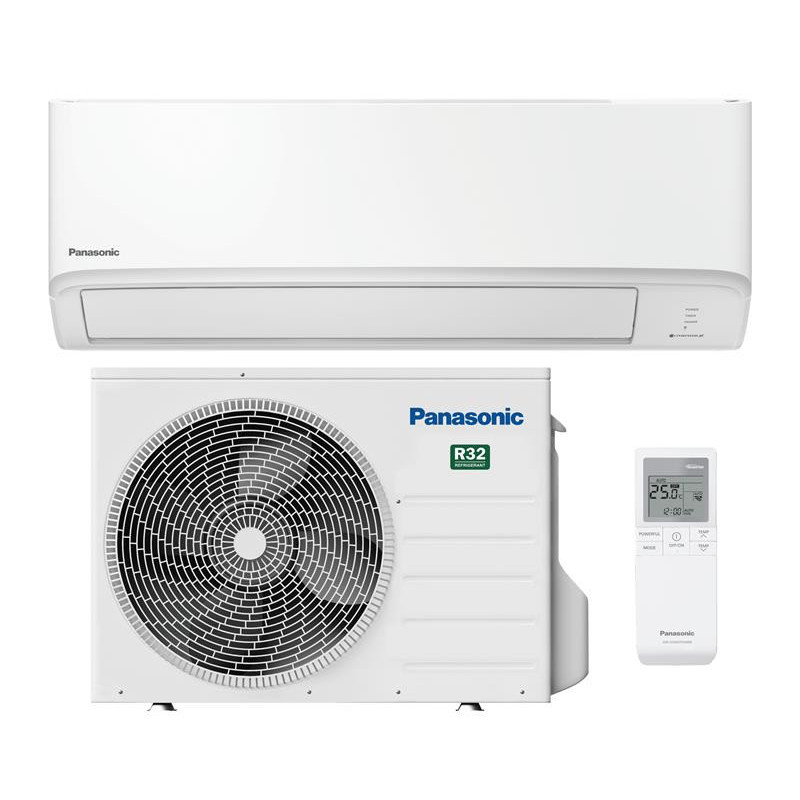 Panasonic Air Conditioner Super Compact CS-TZ50ZKEW/CU-TZ50ZKE, 52 m2, inverter, A++/A+, down to -15°С, Wi-Fi, R32, white